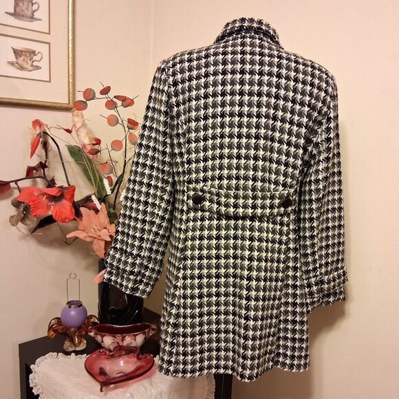 NEW Women’s Gray Black Double-Breasted Lined Trench Coat Winter Outerwear 18 XL - Picture 7 of 10